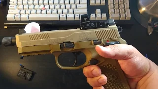 Mounting Nikon P-Tactical Spur on FNX45 Tactical (fixed reupload)