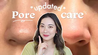 How to reduce the appearance of your PORES~ ✨ *updated* pore care routine!