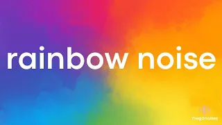 🌈 Very Sweet Rainbow Noise for Sleep, Relaxation, Focus l Black Screen