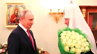 Путин поздравил патриарха Кирилла с пятнадцатой годовщиной интронизации