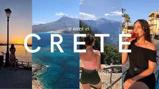 a week in Crete, Greece // hiking, boat trip and beach time