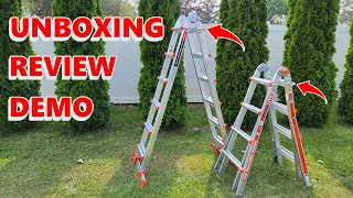 Review And Demo Of Soctone Ladder, A Frame Ladder - Extension Ladder