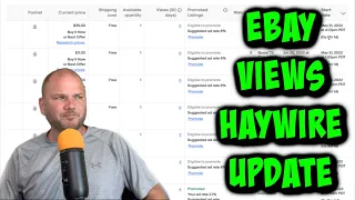 Ebay Views at ZERO, watchers, sales & glitches. (JUNE 2022 UPDATE)