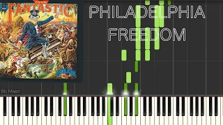 PHILADELPHIA FREEDOM by Elton John (Piano Tutorial)