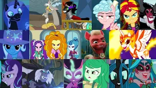 Defeats of my Favorite MLP Villains (Friendship is Magic/Equestria Girls/A New Generation)