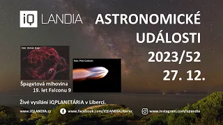 Astronomické události 2023/52 (+ co očekáváme v roce 2024)