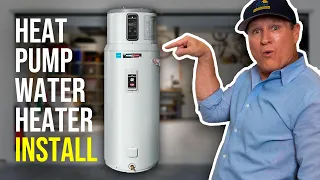 How to INSTALL a HEAT PUMP Electric WATER HEATER - Replace and Install