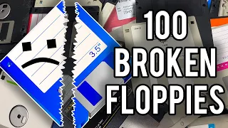 I Bought 100 Broken Floppy Disks. Here's Why!