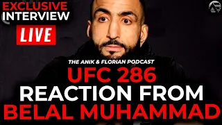 Belal Muhammad #UFC286 Reaction - Exclusive Interview with Jon Anik & Kenny Florian