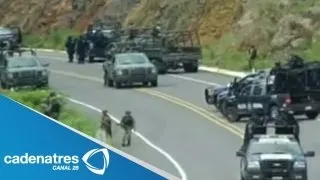 Ataques a policías federales no cesan en Michoacán; hay dos policías fallecidos