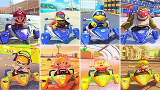 Mario Kart 8 Deluxe DLC Wave 6 - All Characters Losing Animations (CIRCUIT SPECIAL)