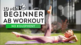 10 MIN BEGINNER AB WORKOUT // No Equipment | Lana Fitness