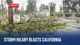 US: Storm and earthquake rock California