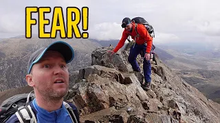 😱 FEAR on CRIB GOCH & The Snowdon Horseshoe!