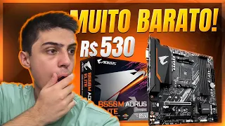 A MAIS POPULAR do ALIEXPRESS - B550 AORUS ELITE ! UNBOXING