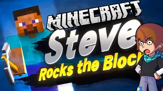 REACTING TO MINECRAFT STEVE IN SUPER SMASH BROS. ULTIMATE