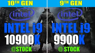 INTEL i9 10900K vs INTEL i9 9900K I PC GAMES TEST |