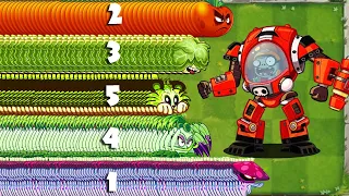 Pokra x Nightcap x Ultomato x Headbutter x Tiger Grass - Who Will Win? - PvZ 2 Plant vs Plant