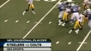 2005 AFC Playoffs Steelers vs Colts NFL Primetime Highlights (Jerome Bettis Fumble at the goal line)