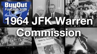 1964 Warren Commission Report on the Kennedy Assassination Archival Stock Footage