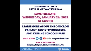 Los Angeles County COVID-19  Virtual Town Hall