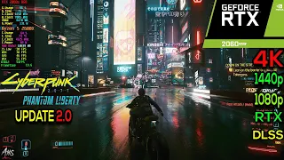 Cyberpunk 2077: Phantom Liberty on RTX 2060 SUPER 8GB + Ryzen 5 2600x