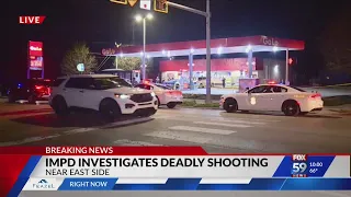 Man shot, killed at near east side Indy gas station