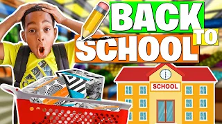 SURPRISING DJ WITH A BACK TO SCHOOL SHOPPING SPREE | THE PRINCE FAMILY CLUBHOUSE