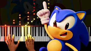 Sonic Mania Studiopolis Piano tutorial | PVisualiano