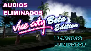 Audios y llamadas Eliminadas de GTA Vice City