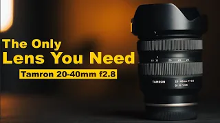 The must have lens for every CONTENT CREATOR : Tamron 20-40 f2.8 lens review