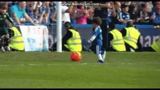 Epically Cute: Damian Cech saves from Leo Torres in Chelsea's end of season celebrations