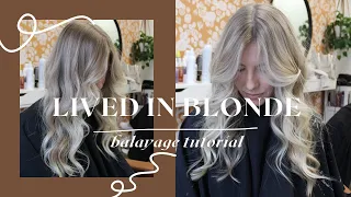 ROOTY + SUPER LIVED IN BLONDE TUTORIAL | HOW TO NOT 'OVER PAINT' IN YOUR BALAYAGES