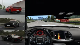 Euro Truck Simulator 2 - Dodge Challenger SRT Hellcat - Fast Driving + Download link