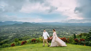 Wedding on the mountain Redonda in the Dominican Republic
