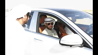 سمو الشيخ سلطان بن زايد يشهد اليوم الأول من سباق الإبل التراثي - 1-2-2019