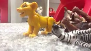 The lion king and the stampede