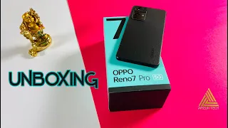 OPPO RENO 7 PRO | UNBOXING & First Impression | Setup | Hands-On,Design || Light-Breathing Phone ||