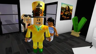 This BILLIONAIRE FAMILY was hiding a scary secret.. (Roblox BrookHaven 🏡RP)