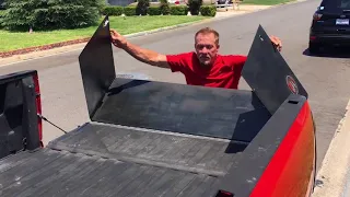 Truck bed extension