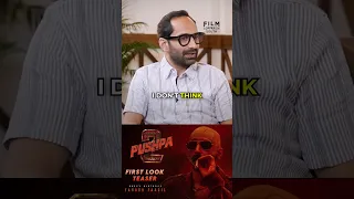 'Pushpa hasn't done ANYTHING to me...' 😯 | #fahadhfaasil | #pushpa2 | #shorts