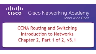 NETACAD CCNA Course 1, Chapter 2, Part 1 of 2, v5.1