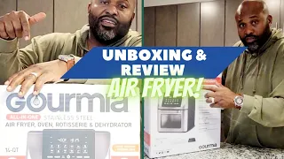 Unboxing GOURMIA AIR FRYER & Review| Walmart Black Friday Extended Deal $60 retailed $115