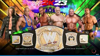 WWE 2K23 ELIMINATION CHAMBER MATCH FOR THE SPINNER WWE CHAMPIONSHIP!
