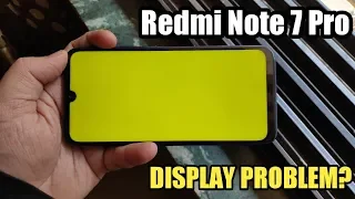 Redmi Note 7 Pro Display Problem? Screen Bleeding Test [Hindi]