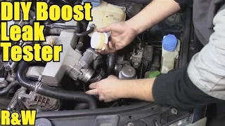 How to Make a DIY Boost Leak Tester - Also Tips on Finding Boost Leaks
