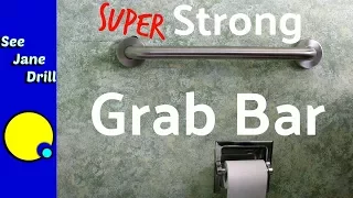 How to Install a Safety Grab Bar with the World's Strongest Fastener