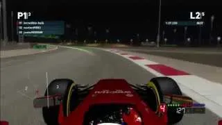 F1 2014 - Wheel vs Pad (Medium Traction Control)