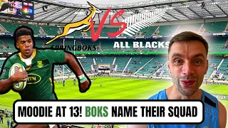 Springboks team to play the All Blacks!