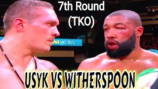 Usyk Vs Witherspoon #highlights